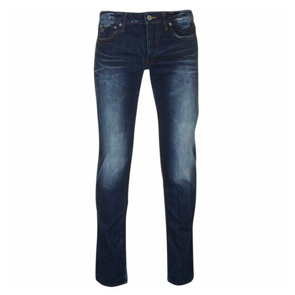 G Star Raw 3301 Low Tapered Mens Jeans - Blue