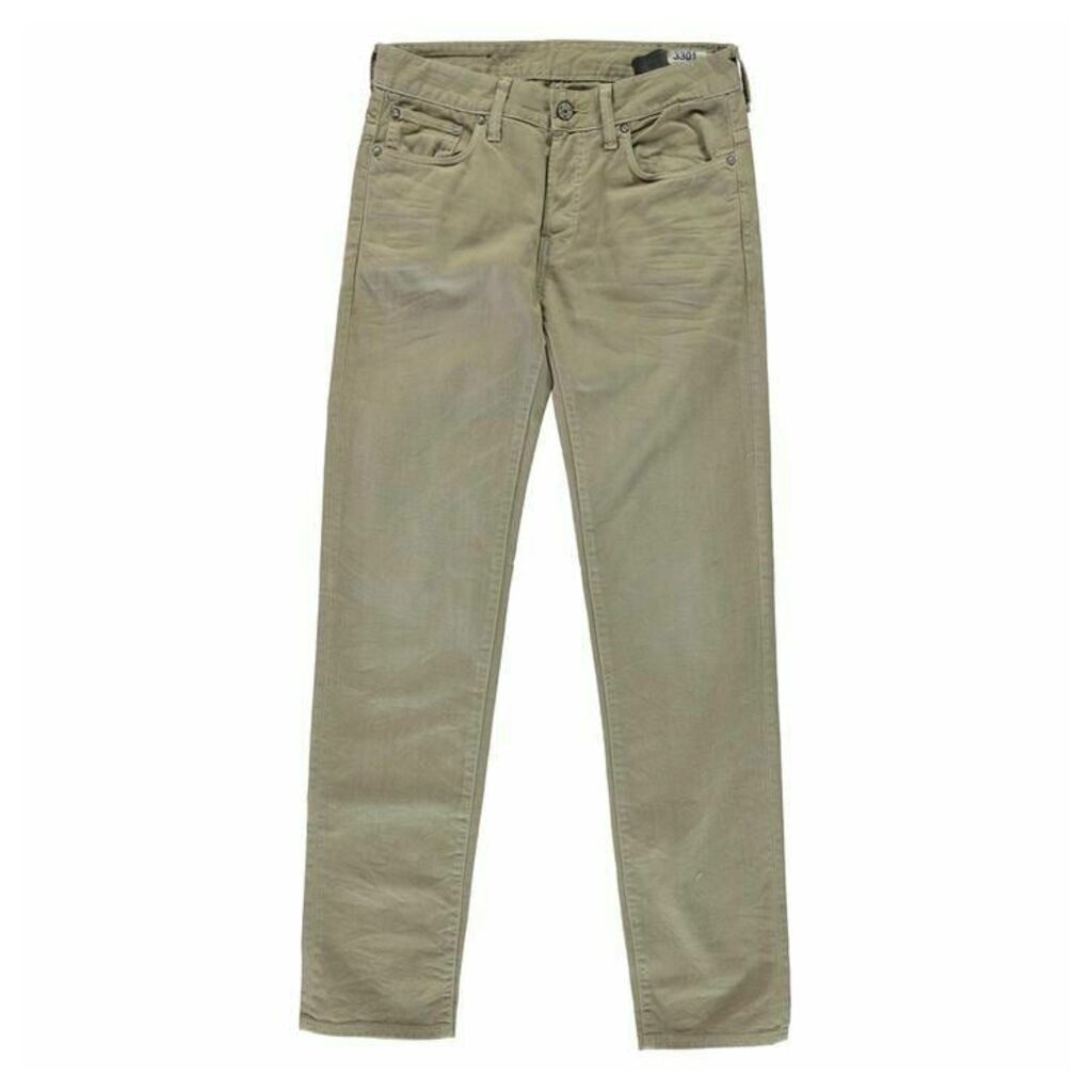 3301 Low Tapered Jeans - dune