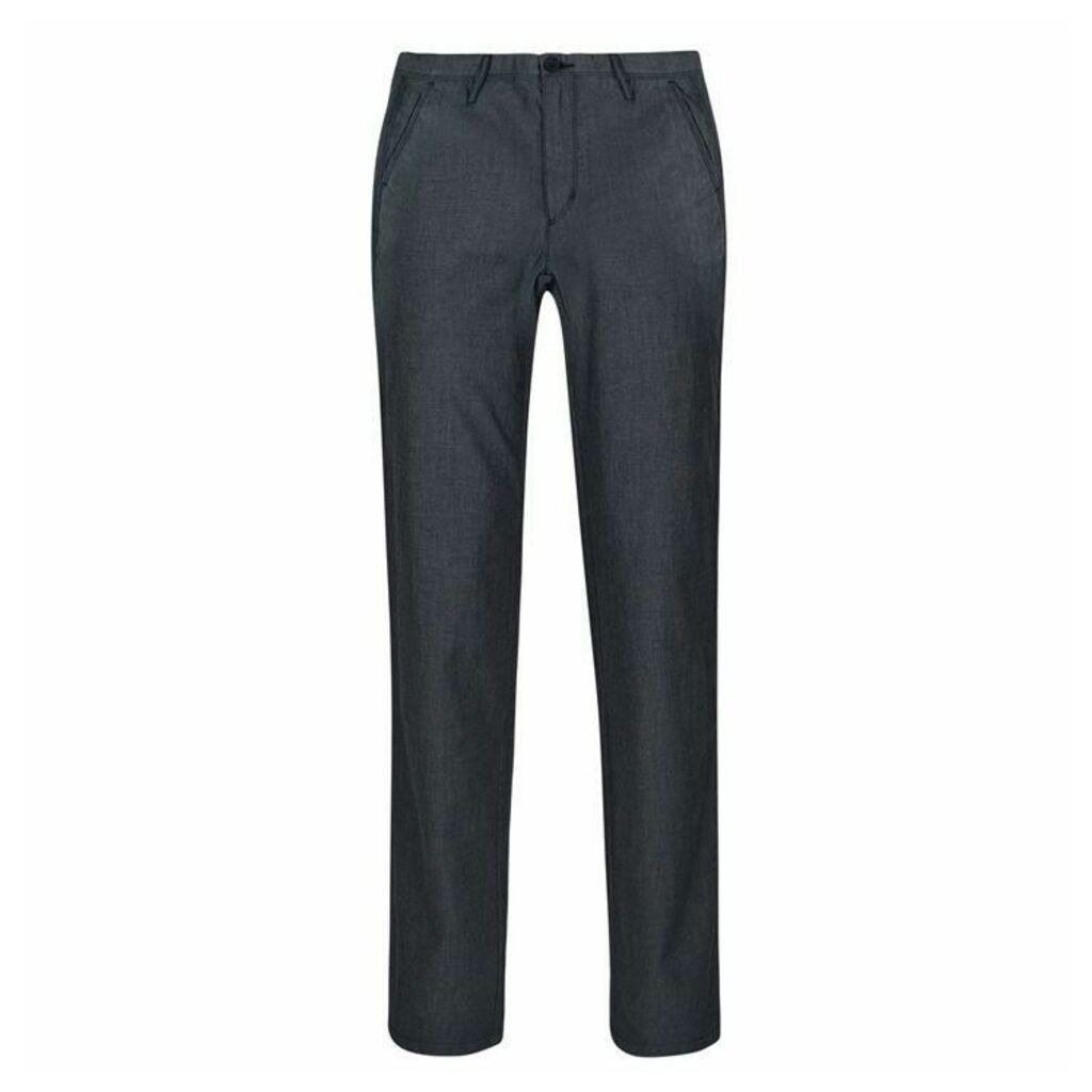 Cotton Trousers - Navy