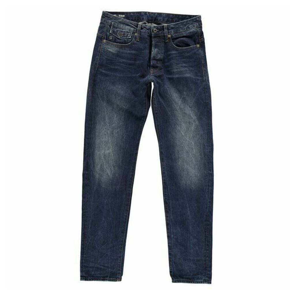 G Star Riban Tapered Jeans - vintage dk aged