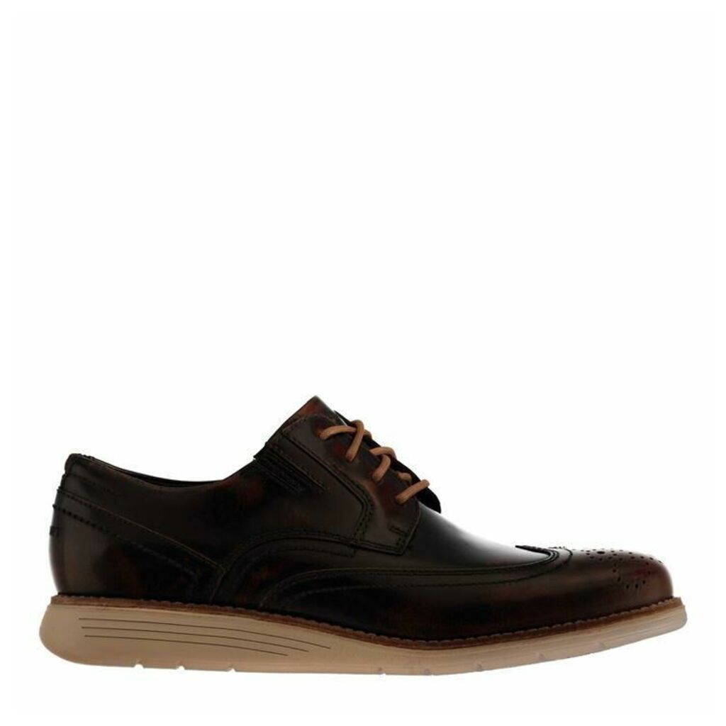 Wingtip Shoes Mens - Dk Brown Box