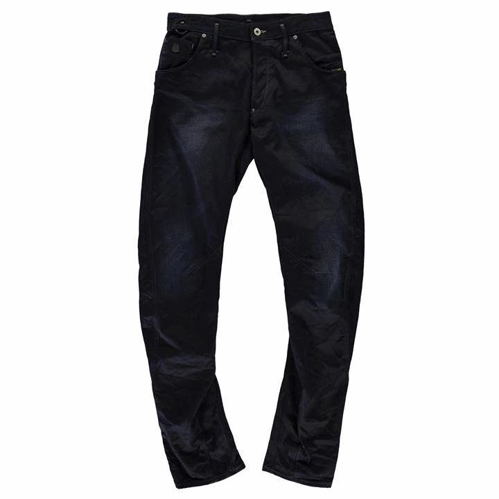 Raw New Riley 3D Loose Tapered Mens Jeans - 3D aged