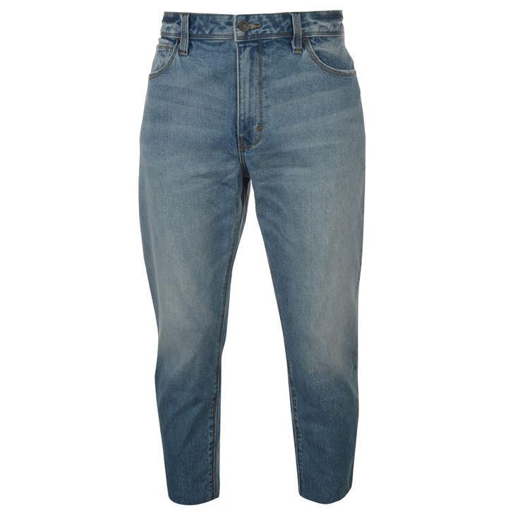 Crop Slim Jeans - Garage Blue