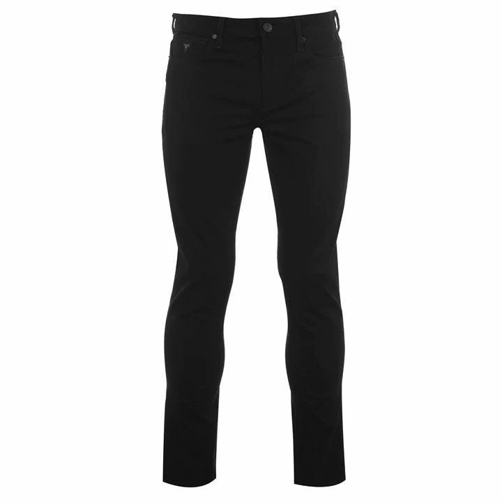 Dot Stretch Skinny Jeans - Black Black
