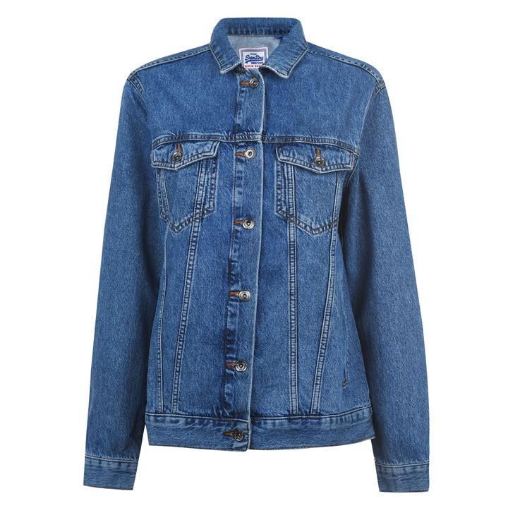 Oversized Denim Jacket - Denim Indigo