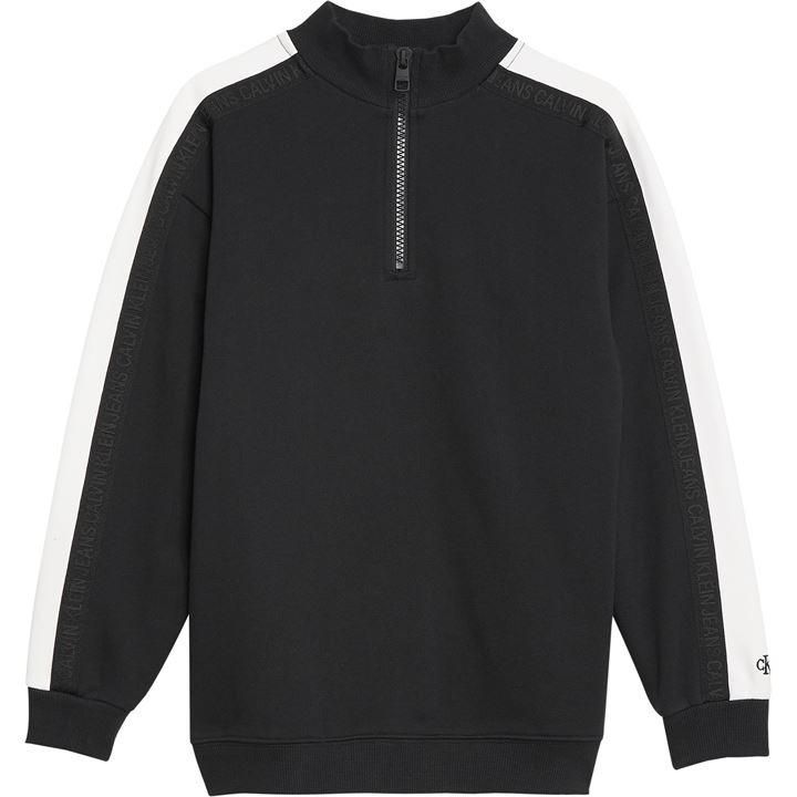 Side Block Sweatshirt - Black