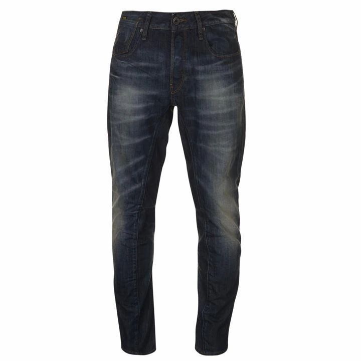 A Crotch Tapered Jeans Mens - dk aged