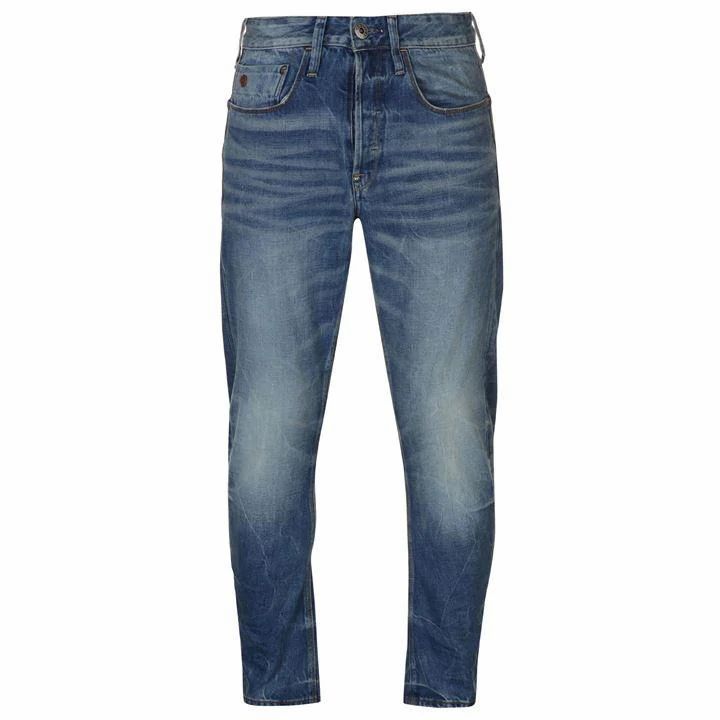Type C 3D Loose Mens Tapered Jeans - medium aged