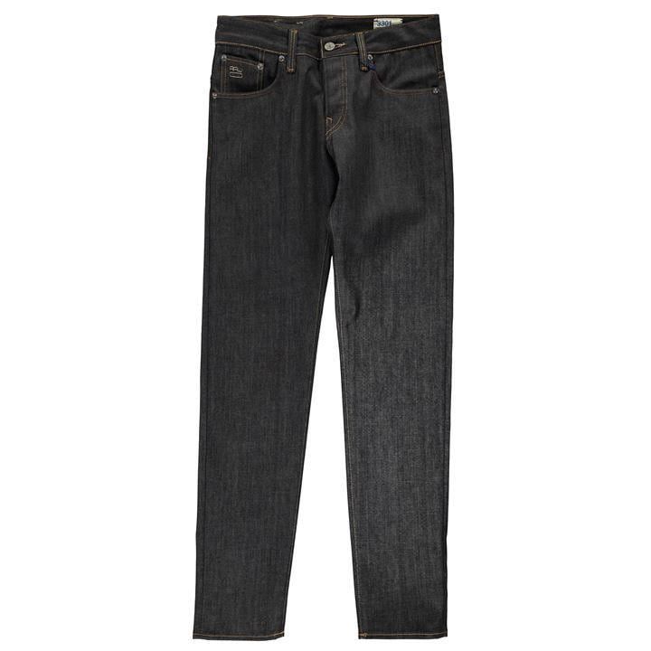 3301 Low Tapered Jeans - raw