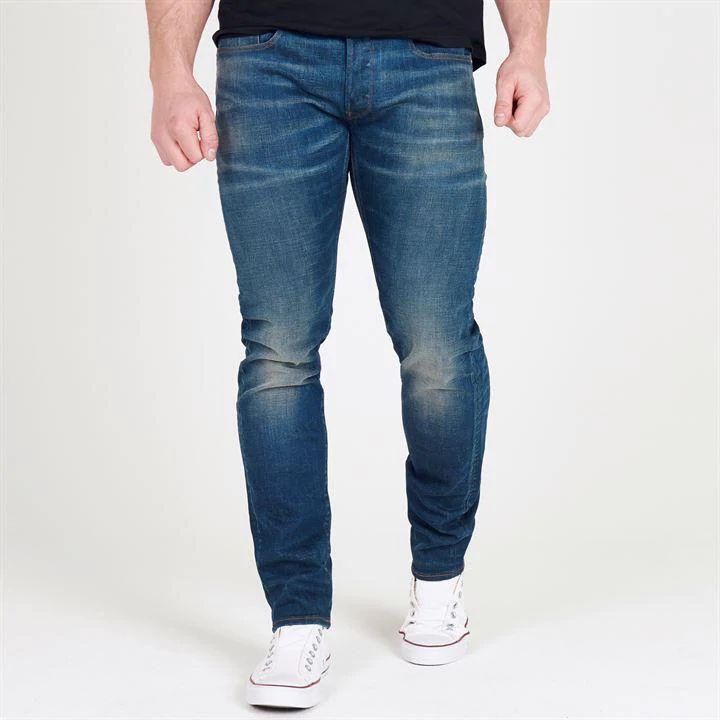 3301 Slim Mens Jeans - Medium Aged