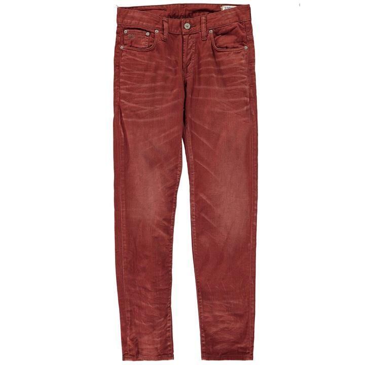 3301 Low Tapered Jeans - bloodstone