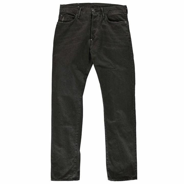 Raw Blades Tapered Coloured Mens Jeans - dull fearn