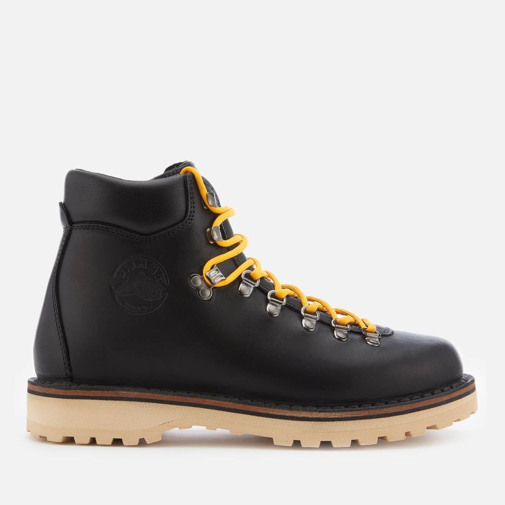 Men's Roccia Vet Full Grain Leather Lace Up Boots - Black - UK 7 - Black