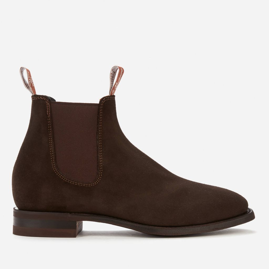 Men's Comfort Craftsman Suede Chelsea Boots - Chocolate - UK 7