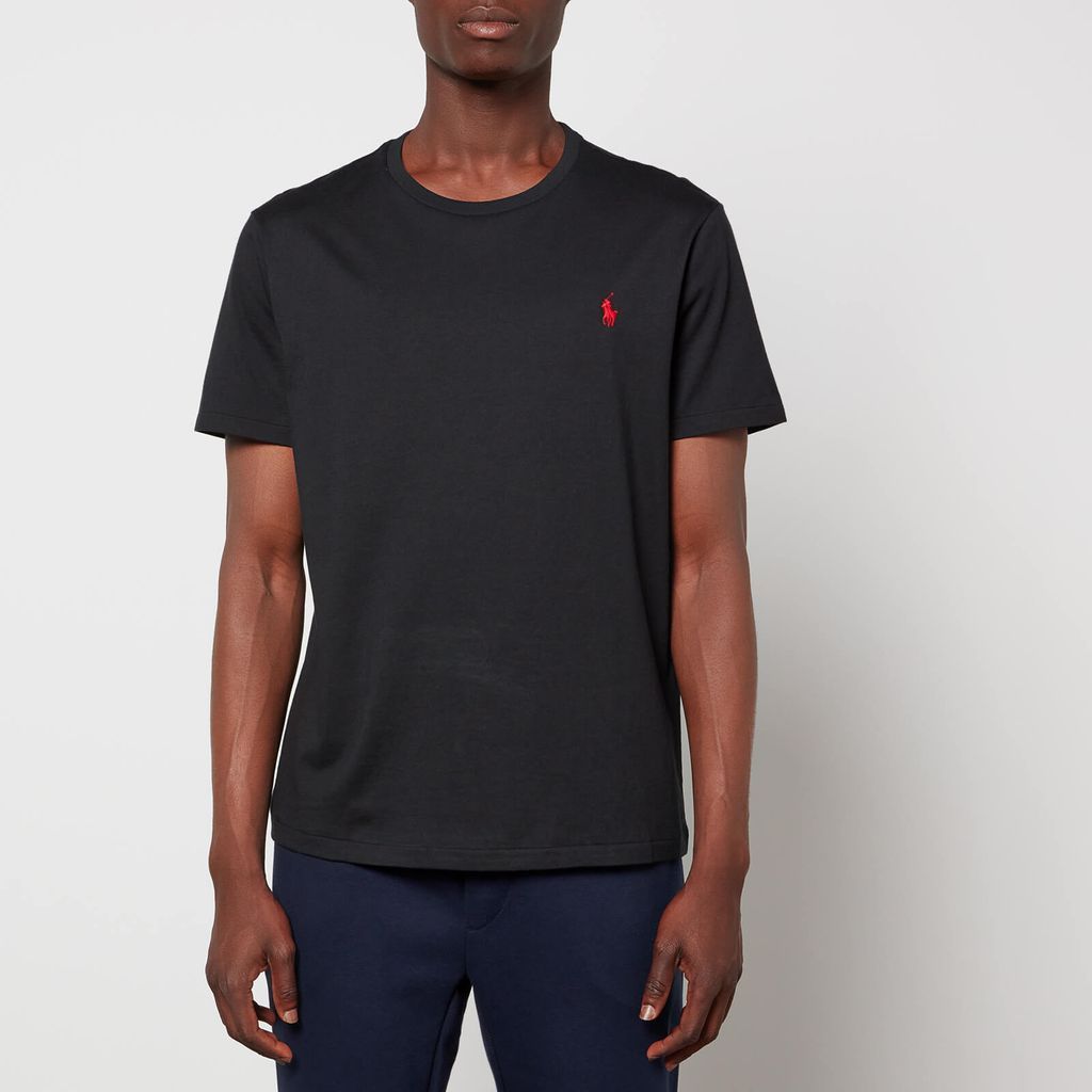 Men's Custom Slim Fit Crewneck T-Shirt - RL Black - S