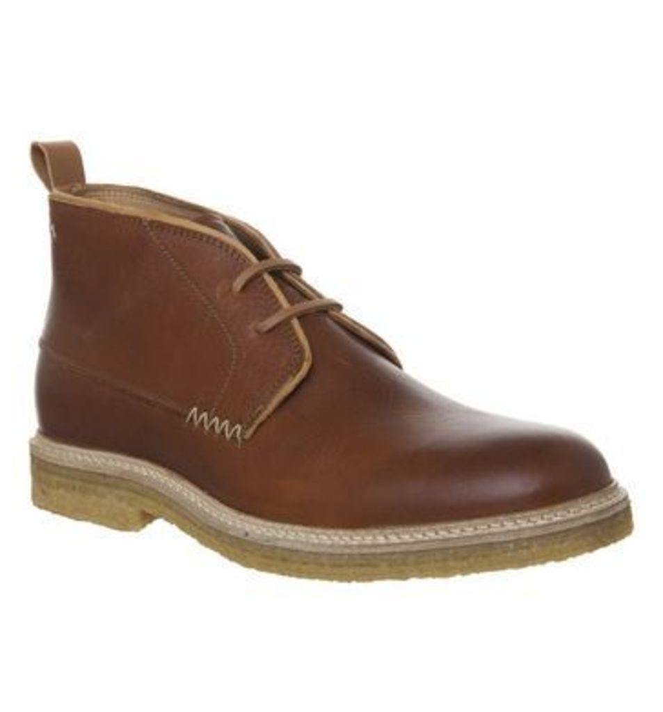 Poste For Offspring Desert Boot COGNAC LEATHER,Brown