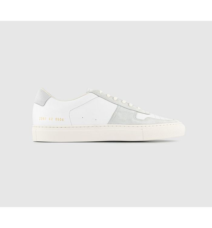 Bball Duo Trainers White Leather Nubuck,White
