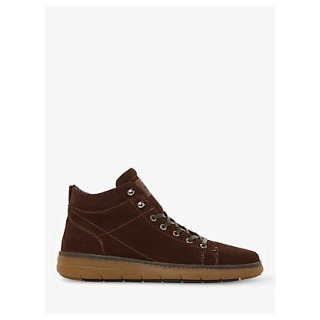 Dune Cashew Suede High Top Trainers