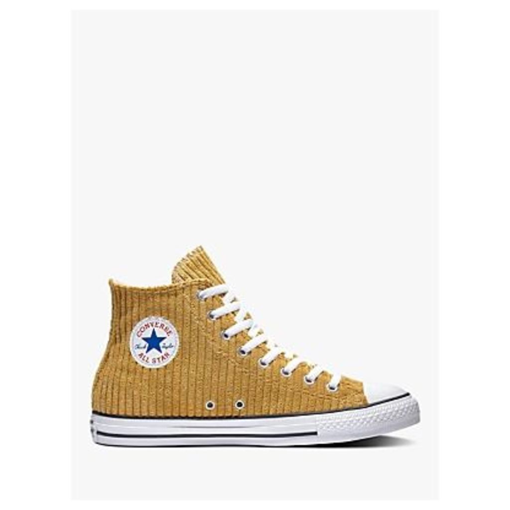 Converse Chuck Taylor Wale Cord Hi-Top Leather Trainers