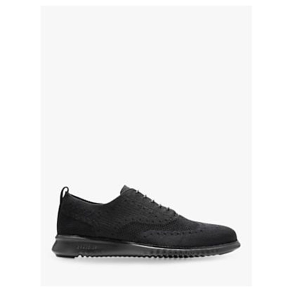 Zerogrand Stitchlite Knitted Oxford Shoes, Black