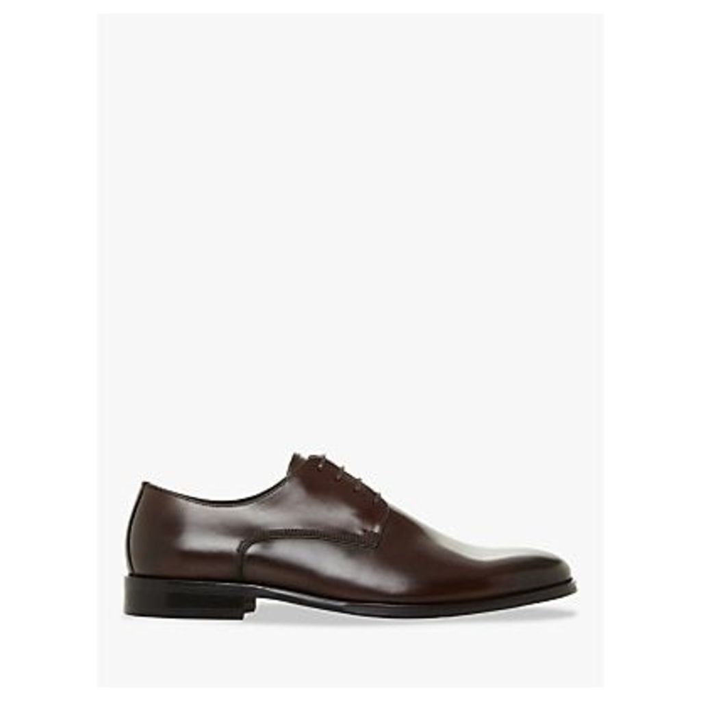 Bertie Saddle Leather Derby Shoes, Brown